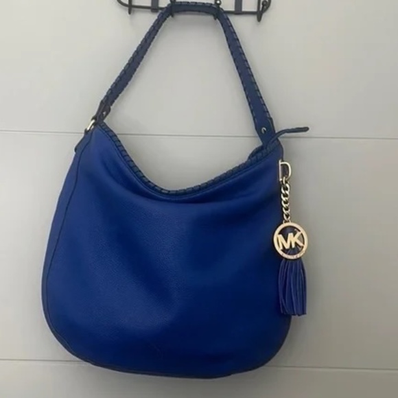 Michael Kors Blue Shoulder Bag - Picture 1 of 8